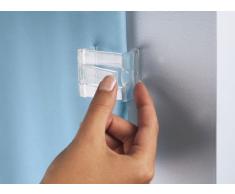 Kleine Wolke 279000000 Rideaux Clips 2 pcs en Clair, Plastique, 40x30x10 cm