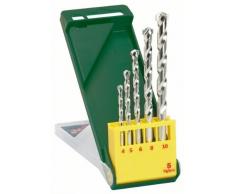 Bosch 2607019438 Cassette de 5 forets à matériaux Diamètre 4/5/6/8/10 mm