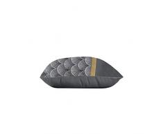 douceur dintÃ©rieur coussin dehoussable 30x50cm bande doree duchesse anthracite