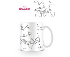 Disney MG24049 Dumbo (Line) Mug, Multicolore