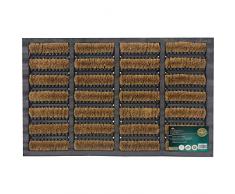 JVL Paillasson Caoutchouc et Coco 40 x 60 cm