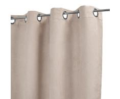 HomeMaison Rideau, Polyester, Ivoire, 250x140 cm