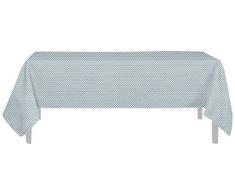 Soleil docre Nappe Anti-tâches 140x300 cm Palmier Bleu, Polyester