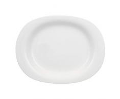 Villeroy & Boch New Cottage Basic Plat de service, 42 cm, Porcelaine Premium, Blanc