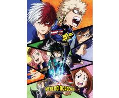 My Hero Academia (Characters Mosaic) Affiche Maxi, Multicolore, 61 x 91,5cm