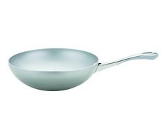 PRESTIGE Prism Sauteuse 28Â cm, Aluminium, Silver, 28 cm