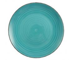 Villa DEste Baita Service, Assiettes de Fruits, Turquoise, 19 cm, Lot de 6