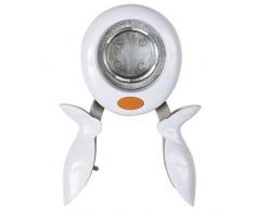 Fiskars Perforatrice Squeeze Punch, Cercle, à 3,8 cm, Convient aux droitiers et aux gauchers, Acier de qualité/Plastique, Blanc/Orange, L, 1003889