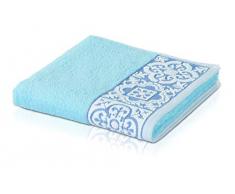 MÃ¶ve Buenos Aires Serviette de Toilette, Aqua, 50 x 100 cm
