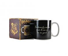 HARRY POTTER MUGBHP02 Tasse de café, Céramique, Noir, 9 x 9 x 10 cm