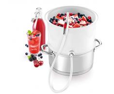 Tescoma Vapeur Centrifugeuse Fruits et légumes Della CASA, Plastique, Blanc, 28.4 x 16,9 x 28 cm