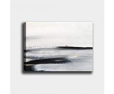 Bonamaison Peinture sur toile, multicolore, 70 x 100 cm - ConÃ§u et fabriquÃ© en Turquie