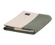 Lexington 20201540060Â Set de Table, Coton, Blanc et Vert, 40Â x 50Â x 1Â cm