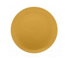 DEGRENNE 233632 Assiettes de prÃ©sentation Ronde 31.5 cm Modulo Nature Ocre