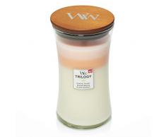 WoodWick Trilogy grande bougie jarre parfumée avec mèche Pluswick, Ãvasion paradisiaque