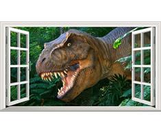 Chicbanners V004 Sticker Mural Autocollant Motif Dinosaure 3D 1000 x 600 mm