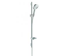 Hansgrohe 26623000 7880469 Raindance Select E120 Ecosmart Garniture de douche avec Unicas Puro barre de douche 90 cm Chromé