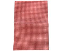 KESPER Set de Table en plastiqué en Rouge, Plastique, 43x29x0,1 cm
