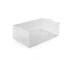 Compactor Home RAN5961 BoÃ®te de Rangement pour Chaussures, PolypropylÃ¨ne, Transparent, Moyen