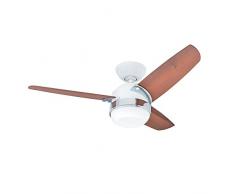 Hunter Fan 50616 Hunter Nova Blanc 107 cm Ventilateur de plafond avec éclairage, Acier, 47 W, 107 cm