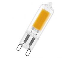 OSRAM Lot de 2 Ampoules capsules LED | Culot G9 | Blanc chaud | 2700 K | 2 W Ã©quivalent 20 W | clair | LED GLASS PIN G9