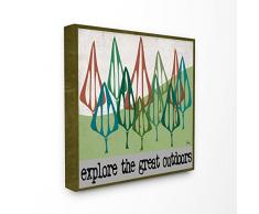 Stupell Industries Une infinitÃ© de possibilitÃ©s tendue sur Toile DÃ©coration Murale, 24Â x 1,5Â x 24, fabriquÃ© aux Etats-Unis