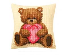 Kit coussin au point de croix Popcorn Je taime