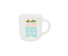 LEGAMI Liens aphorisme Bonjour Mug, Multicolore, 9Â x 9Â x 8Â cm Se Ami 9x9x8 cm Multicolore