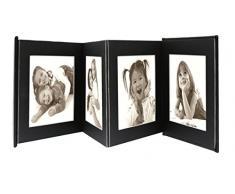 Deknudt Album Photo - Boîte Photo, Cuir ou Similicuir, Noir, 15 x20 cm