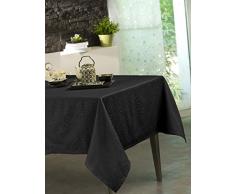 CALITEX Nappe DAMASSEE Stacy Noir 150X250
