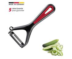 Westmark 29072270 Eplucheur Ã lÃ©gumes/Asperges Gallant Noir/Rouge, PP/TPE/INOX, 15 x 6,9 x 1,8 cm