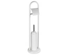 Wenko 22957100 Combiné Brosse WC, Blanc, Taille Unique