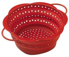 Kuhn Rikon 23695 Passoire Rétractable Plastique Rouge 23 cm