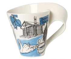 Villeroy & Boch Cities of the World Tasse à café Finlande, 300 ml, Porcelaine Premium, Blanc/Multicolore