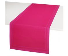 Vent du sud CHTYUCPVCFU YUCO Chemin de Table PVC/Polyester Fuchsia 46 x 140 cm