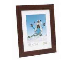 Deknudt Frames S226H3 Basic Cadre Photo Bois Brun Large 10 x 15