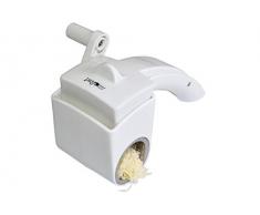 Moha 20520 Râpe à Fromage, ABS/INOX, Blanc, 10 x 19,5 x 7 cm