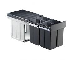 WESCO 857711-11 Poubelle, MÃ©tal, 33,8 x 38,5 cm