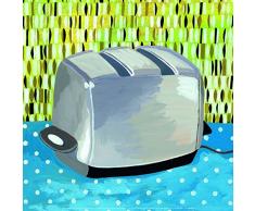 Affiche 30x30 cm Grille-pain / Toaster Valérie ROY (1965-2010)