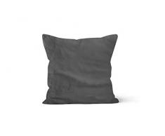 Soleil docre Camille Taie doreiller, Coton, Gris, 65 x 65 cm