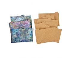 Spellbinders Classeur à Anneaux Pages de Recharge, Carte, Marron