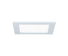 Paulmann 92065 Kit encastrÃ©s Quality Panneau LED, carrÃ©, 1x12W, 4000 K, 230V, 165x165 mm, Blanc/Plastique