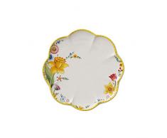 Villeroy & Boch Spring Awakening Assiette Ã dessert, 22 cm, Porcelaine, Blanc/Multicolore