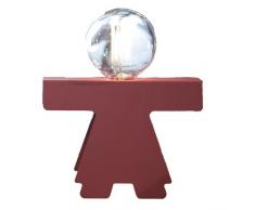 Lucietta 025 Pied de Lampe Fer Rouge 27 x 13 x 32 cm 40 W