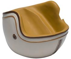 LUDI-VIN Porte Bouteille Casque Moto Vintage Ivoire