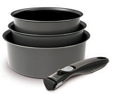 BATTRINOX 181102 - Set de casseroles - 4 Pièces Gris - Tous feux dont induction