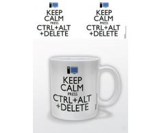 Pyramid Generic MG22323 Keep Calm Ctrl Alt Delete Mug, Multicolore
