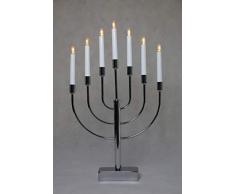 Best Season cellc andle dambiance Bougeoir, métal, 0,5 W, Chromé