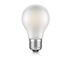 ledscom.de E27 LED Ampoule Filament Mate A60 6W =60W Blanche-Chaude 780lm A++ pour lintÃ©rieur et lextÃ©rieur