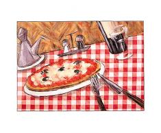 Garcia de pou Sets De Table Offset Pizza 70 G/M2 31X43 Cm CuatricromÃ­a Litos - 500 unitÃ©s